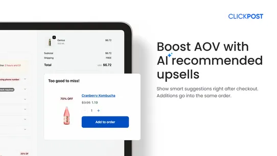 CP: Order Editing &amp; Upsell screenshot