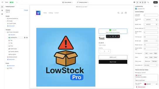 LowStock Pro screenshot