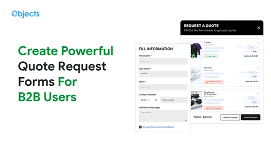 B2B Request Quote &amp; Hide Price screenshot