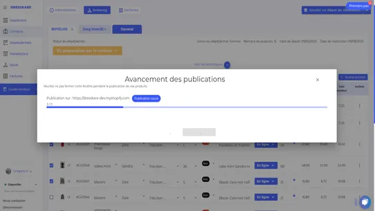 Dresskare Connect screenshot