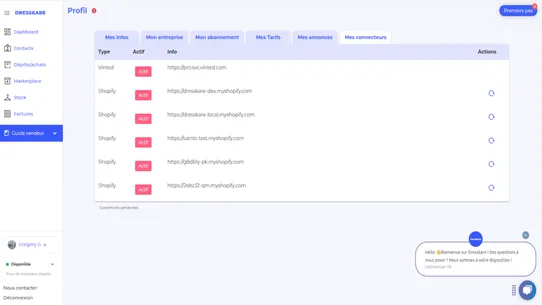Dresskare Connect screenshot