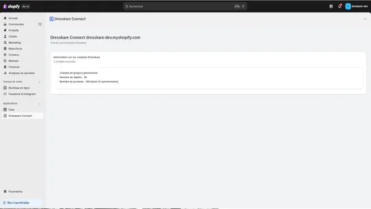 Dresskare Connect screenshot