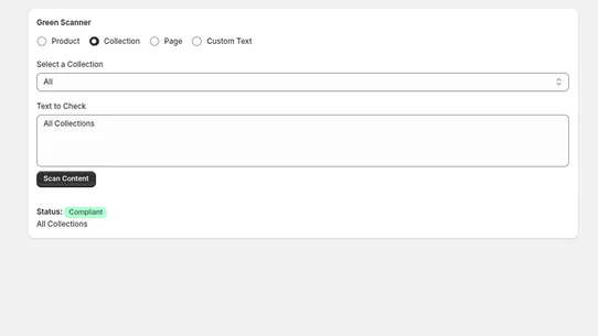 GreenScan: EU Green Compliance screenshot