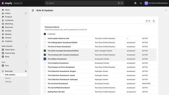 Descripto: AI Descriptions screenshot