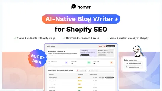 Promer AI: SEO Blog Generator screenshot