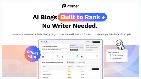 Promer AI: SEO Blog Generator screenshot