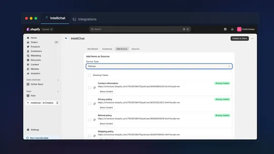 Intellichat ‑ AI Chatbot screenshot