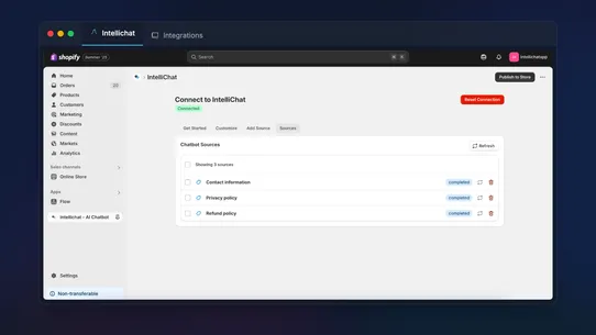 Intellichat ‑ AI Chatbot screenshot