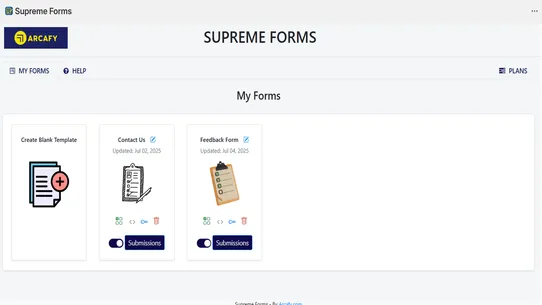 Supreme Forms screenshot
