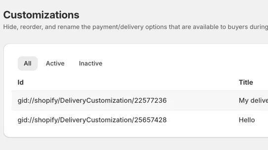 EzDelivery screenshot