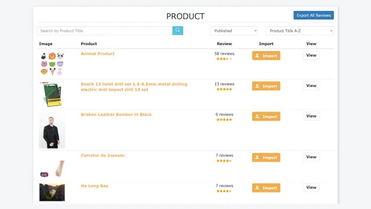 PX Aliexpress Review Importer screenshot