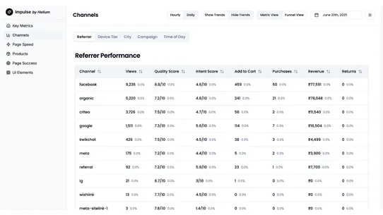 Helium | Analytics AI agent screenshot