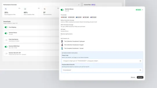 ShopGoals AI: Growth Tools screenshot
