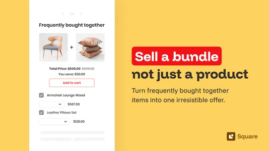Square: Upsells, Bundles screenshot