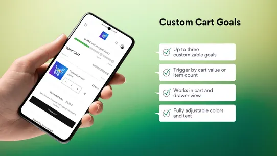 Custom Cart Goals screenshot
