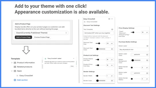Easy CrossSell screenshot