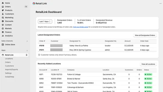 RetailLink screenshot