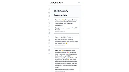 Rocketch Support Assistant screenshot