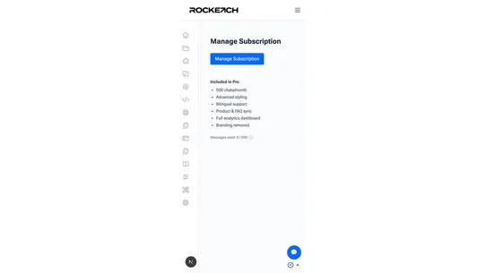 Rocketch Support Assistant screenshot