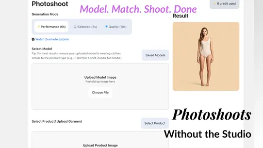 Tryonora AI Model Photo+Tryons screenshot