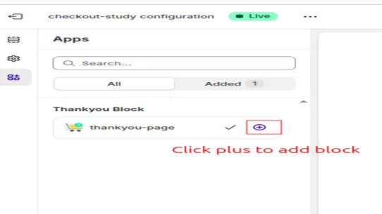 Thankyou Block screenshot