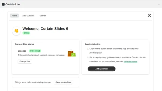 InterioApp Curtains screenshot