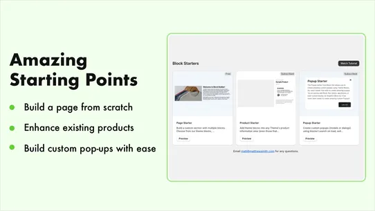 Block Star: Page Builder screenshot