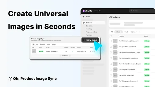 Oh: Product Image Sync screenshot