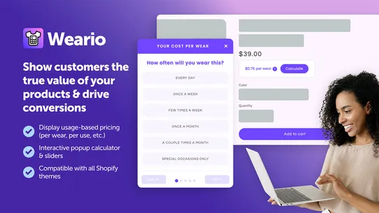 Weario – Price Per Wear screenshot