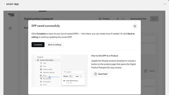 Smart DPP screenshot