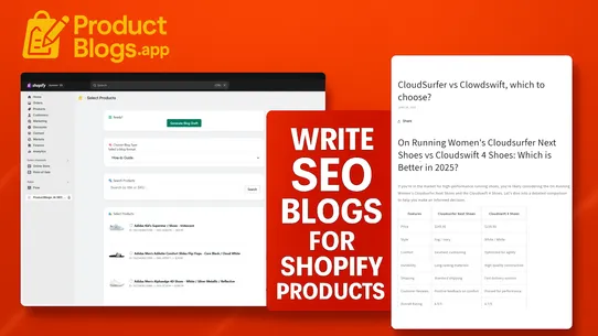 ProductBlogs: AI SEO Traffic screenshot