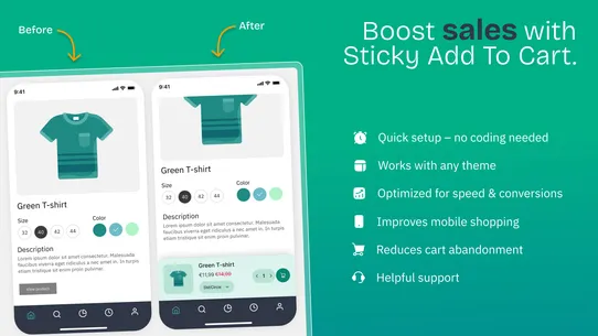 Kaboom Sticky Add To Cart screenshot