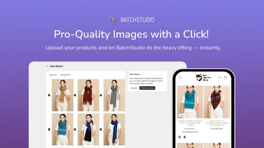 BatchStudio: AI Product Images screenshot