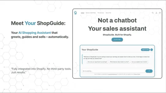 ShopGuide | Your AI Shop Agent screenshot