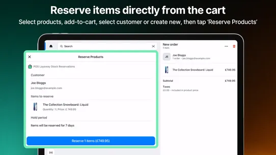 UnitedApps POS Layaway screenshot