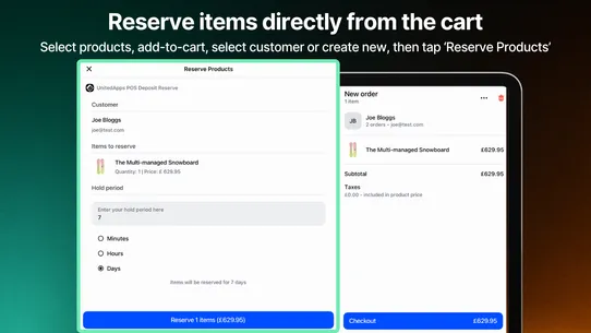 UnitedApps Layaway Deposits screenshot
