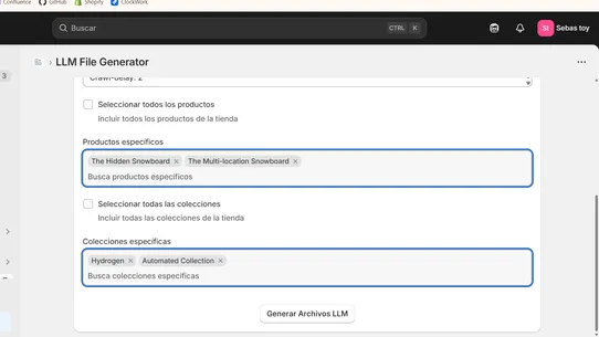 LLMs.txt Generator screenshot
