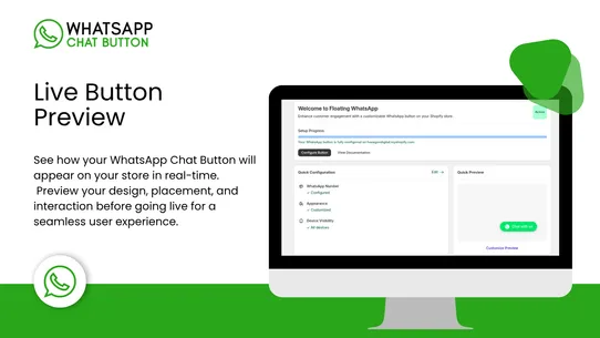 WhatsApp Chat Button screenshot