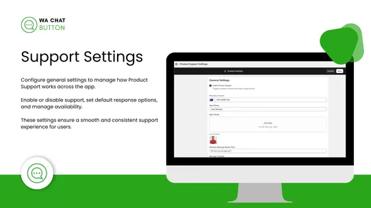 Floating Chat Button screenshot