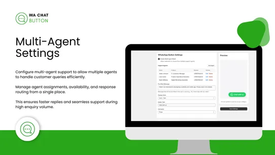 Floating Chat Button screenshot