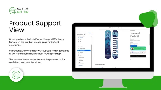 Floating Chat Button screenshot