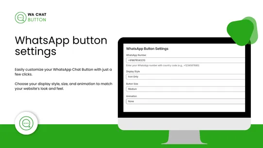Floating Chat Button screenshot
