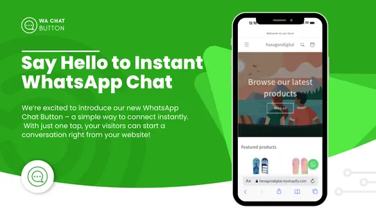 WA Chat Button screenshot