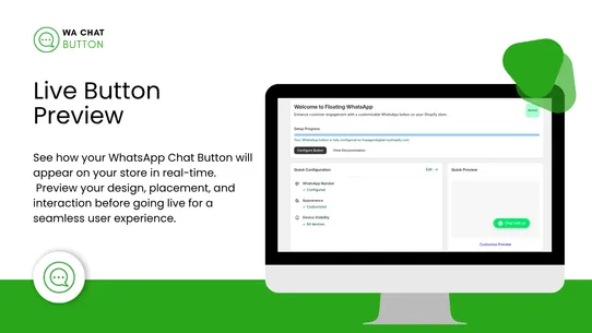 WA Chat Button screenshot