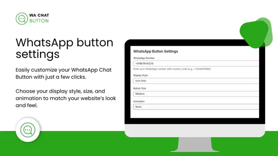 WA Chat Button screenshot