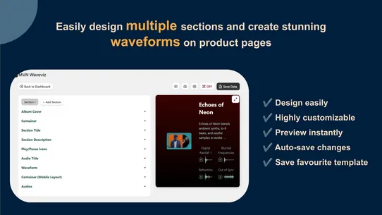 MVN Waveviz screenshot