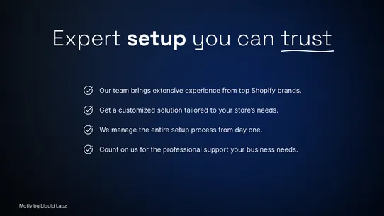 Motiv: Store Credit Offers screenshot