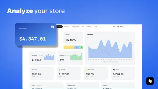 ProfitOne | Profit Analytics screenshot