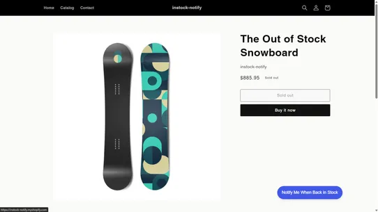 Instock Notify screenshot