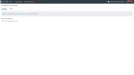 JOOR: Retailer Product Sync screenshot